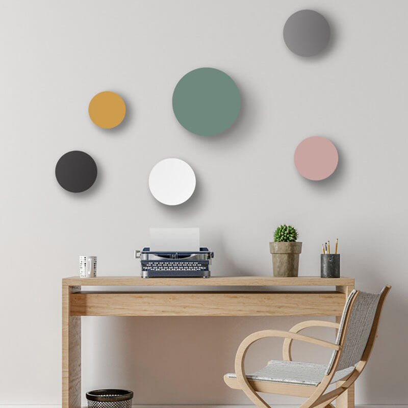 Colorful Round Iron Wall Lamp