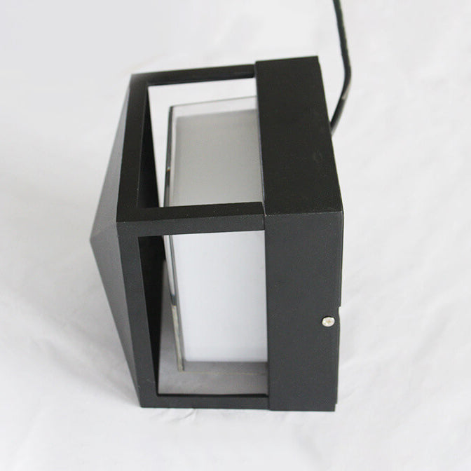 Square Aluminum Acrylic Outdoor Light