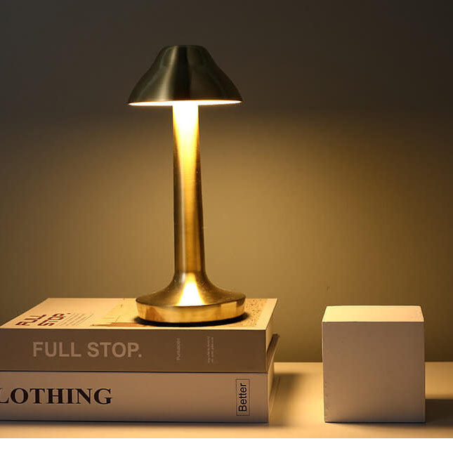 Solid Color Iron Touch Table Lamp