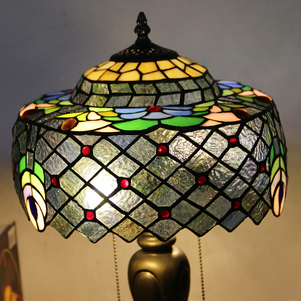 Petal Glass Resin Living Table Lamp