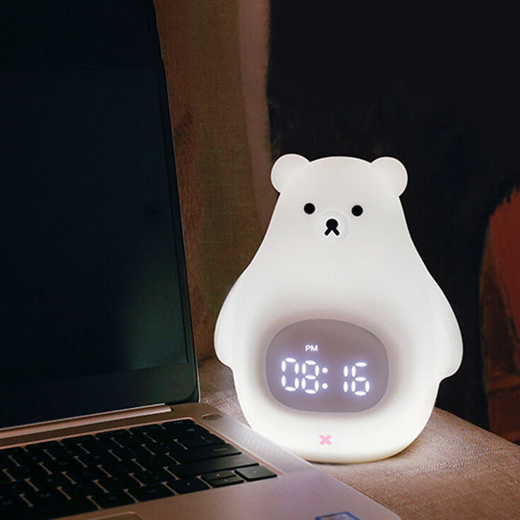 Cartoon Big White Bear Floor Lamp