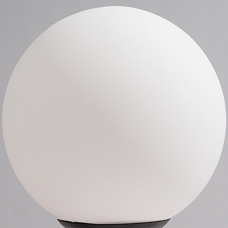 Iron Glass Ball Bracket Table Lamp