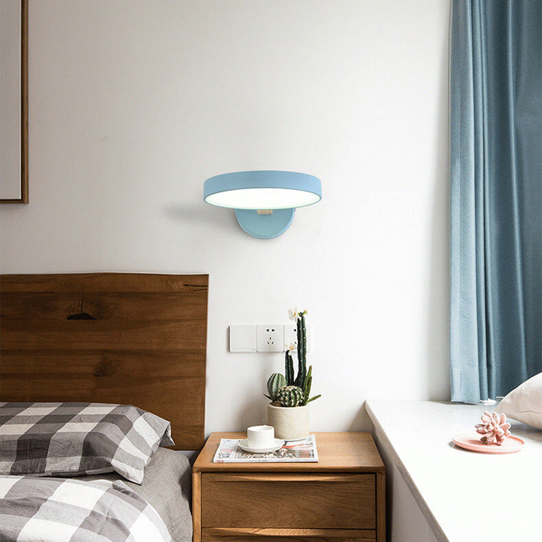 Round Macaron Color Wall Lamp