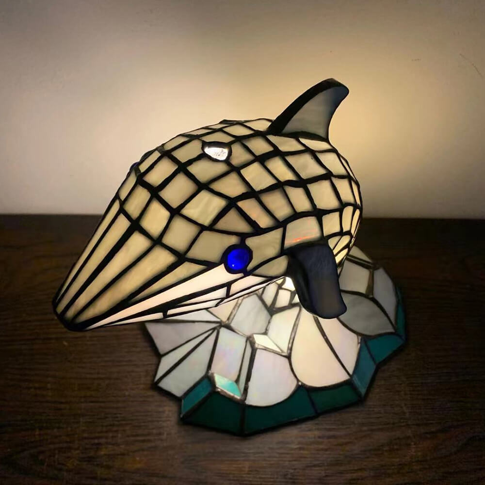 Animal Stained Glass Decorative Table Lamp