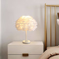Goose Feathers Design Table Lamp