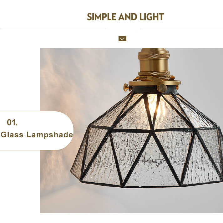 Water Ripple Glass Irregular Wall Lamp
