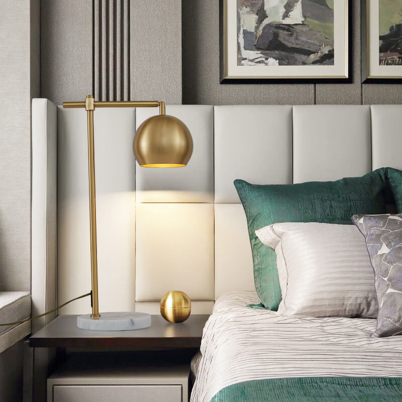 All-copper Marble Table Lamp