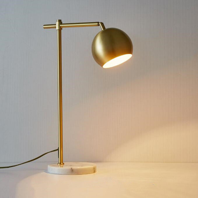 All-copper Marble Table Lamp