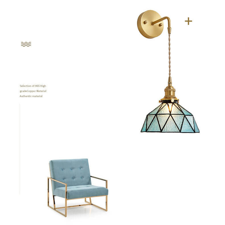 Water Ripple Glass Irregular Wall Lamp