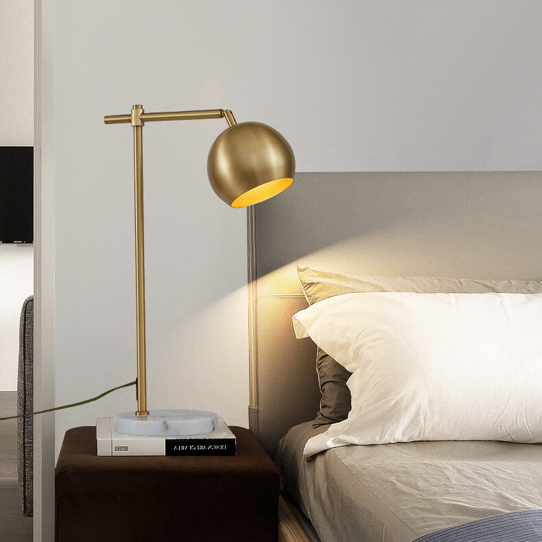 All-copper Marble Table Lamp