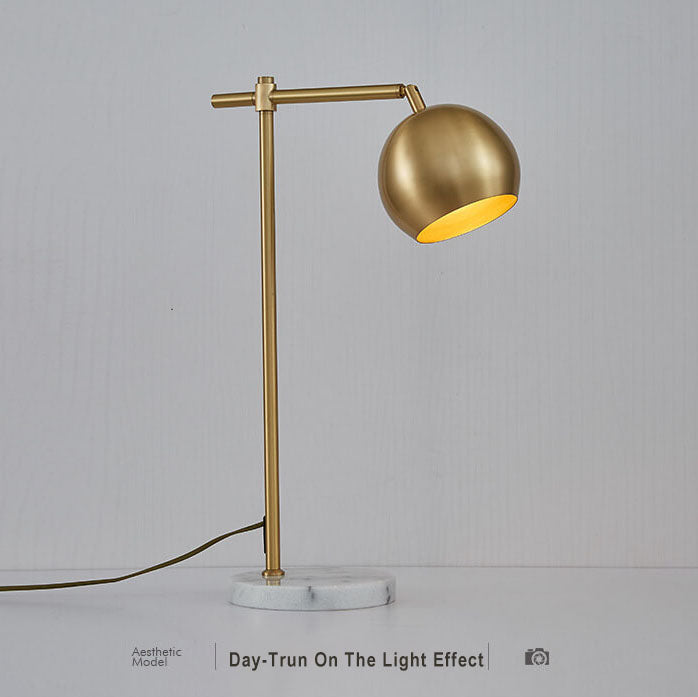 All-copper Marble Table Lamp