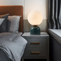 Glass Ball Marble Color Table Lamp