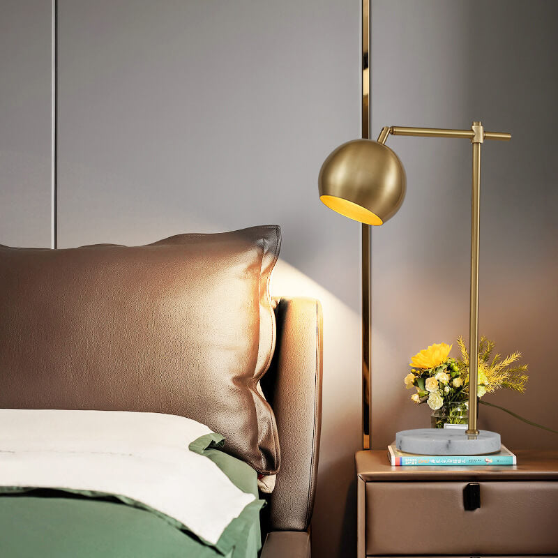 All-copper Marble Table Lamp