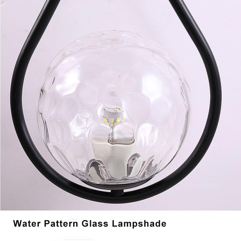 Globe Water Drop Shape Wall Lamp