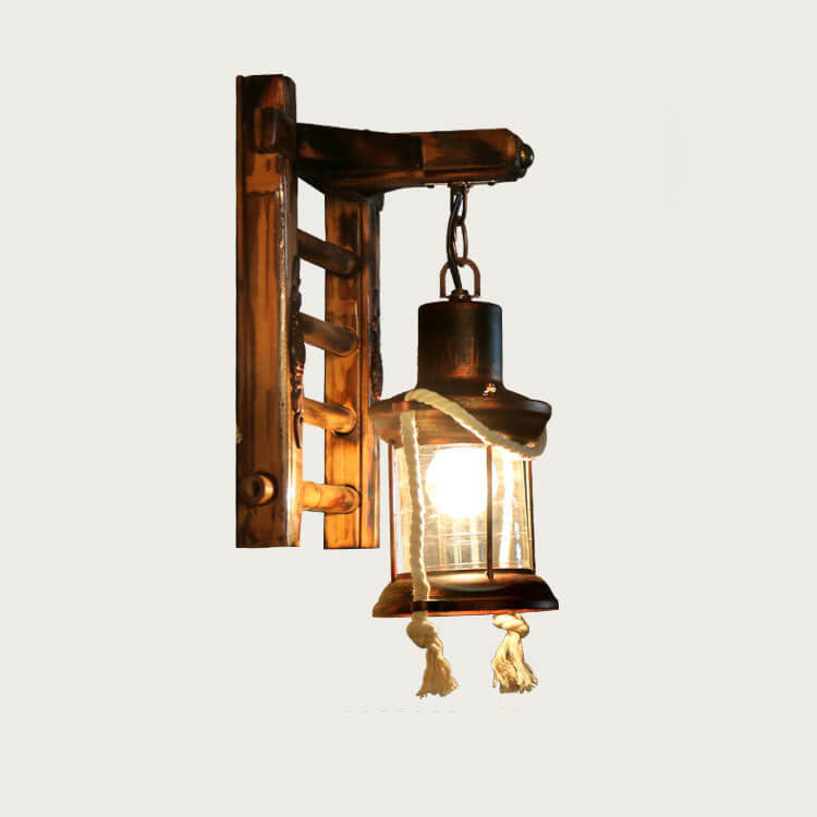 Kerosene Bamboo Weaving Outdoor Light
