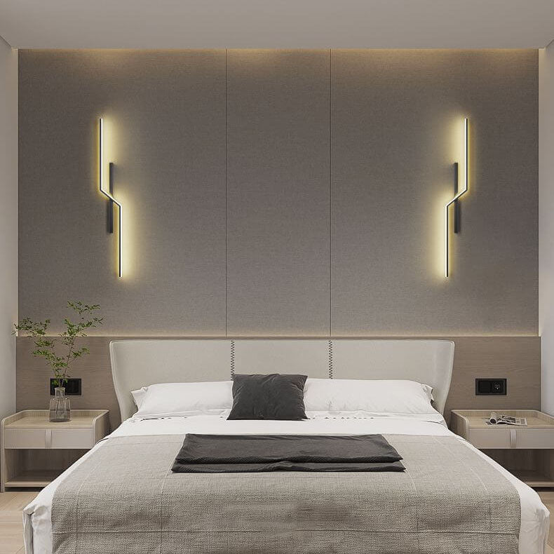 Geometry Lines Aluminum Iron Wall Lamp