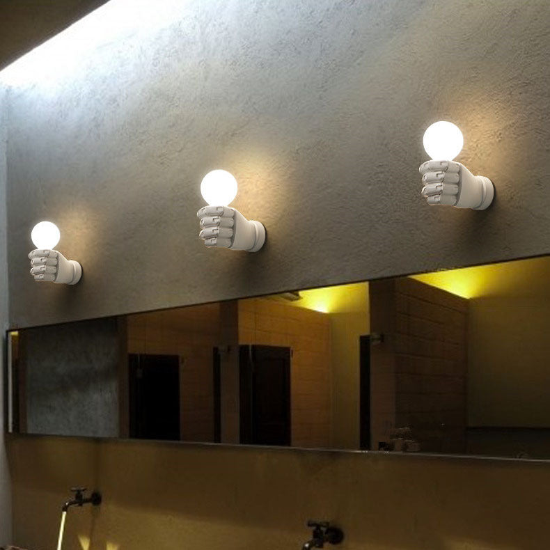 Resin Fist Wall Lamp
