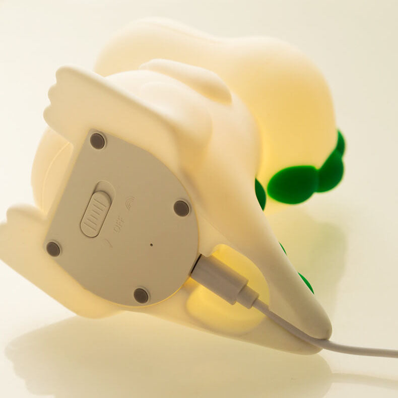Cartoon Dinosaur Silicone Pat Table Lamp