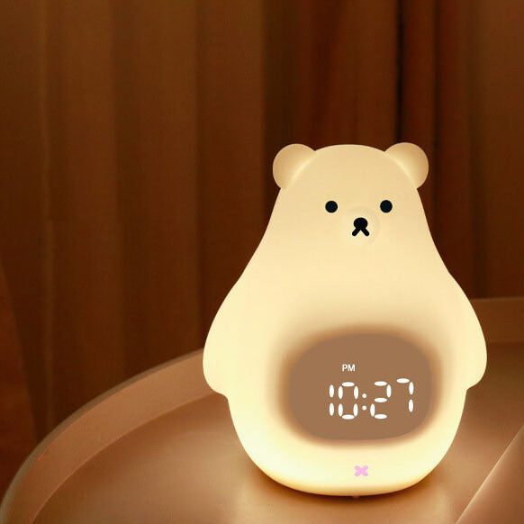 Polar Bear Silicone Alarm Night Light