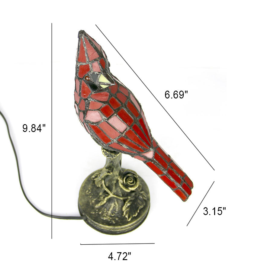 Red Bird Table Lamp