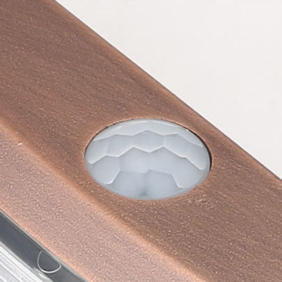 Copper Plastic Square Garden Outdoor Light