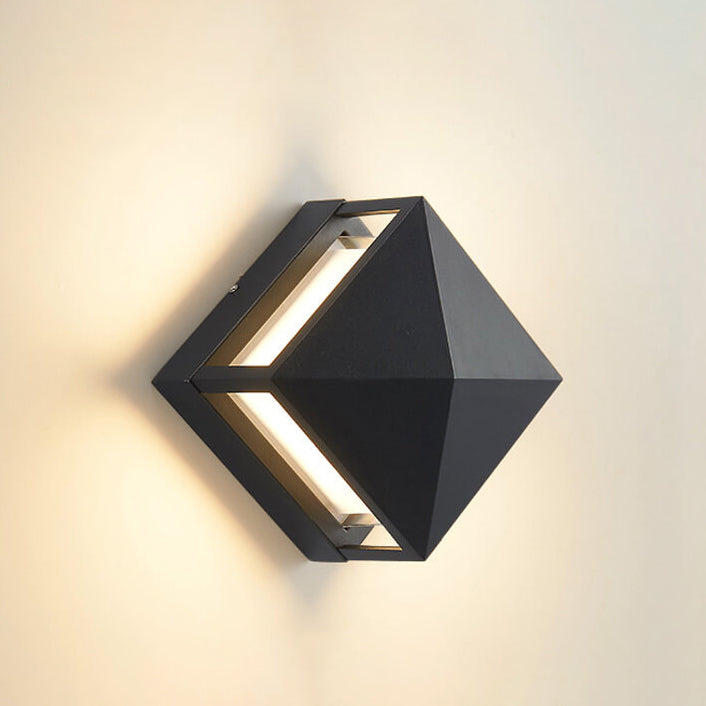 Square Aluminum Acrylic Outdoor Light