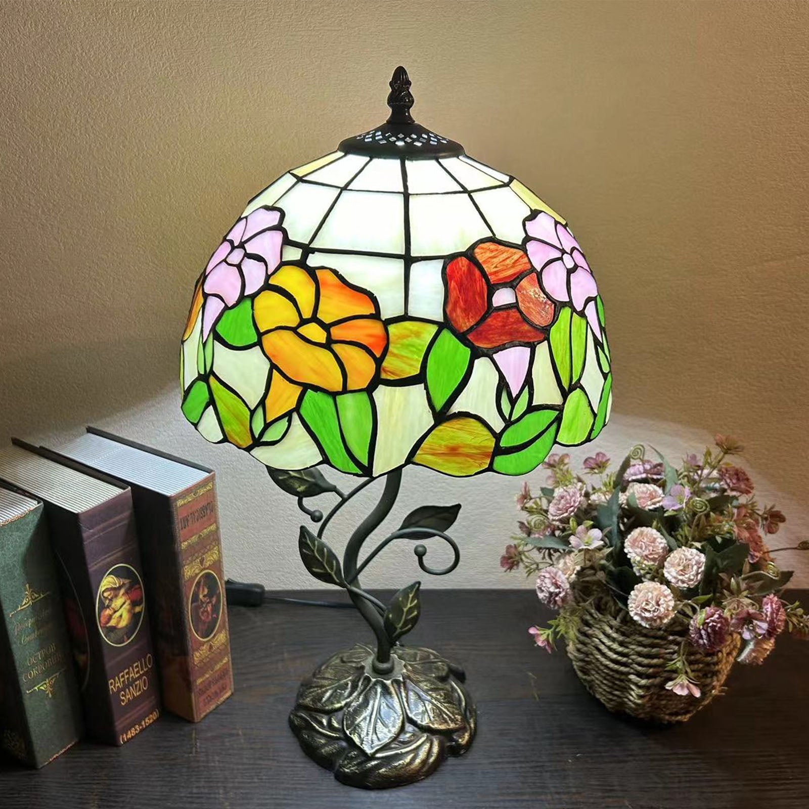 Resin Glass Dome Conic Table Lamp