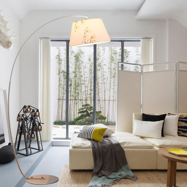 Modern Luxury Wrought Iron Floor Lamp