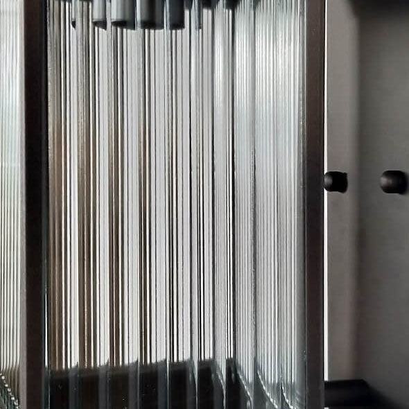 Square Aluminum Glass Outdoor Light