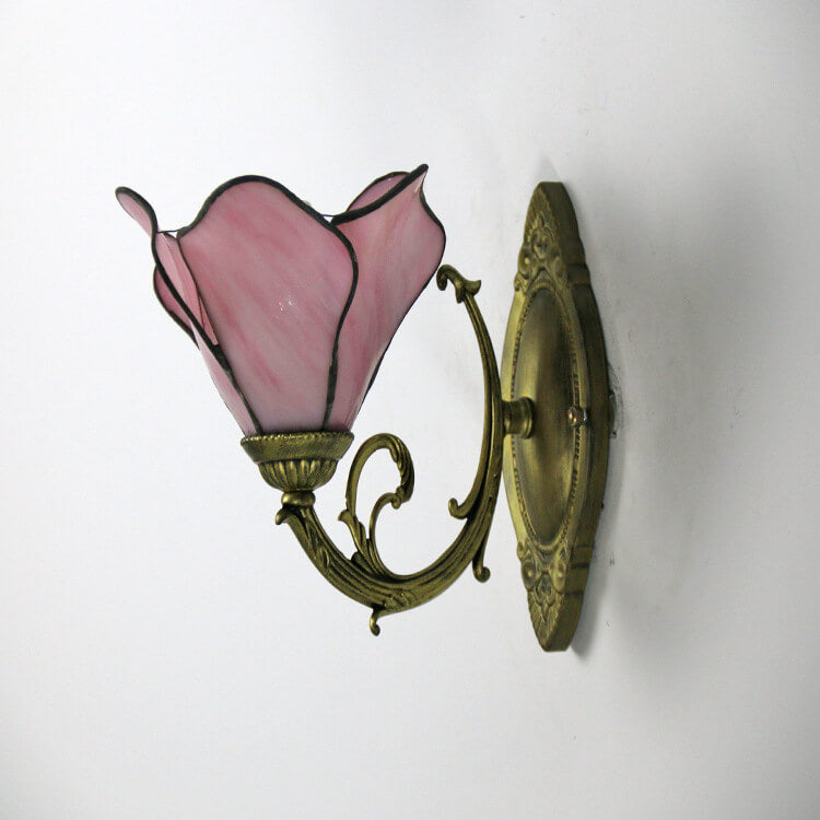 Petals Stained Glass Wall Lamp