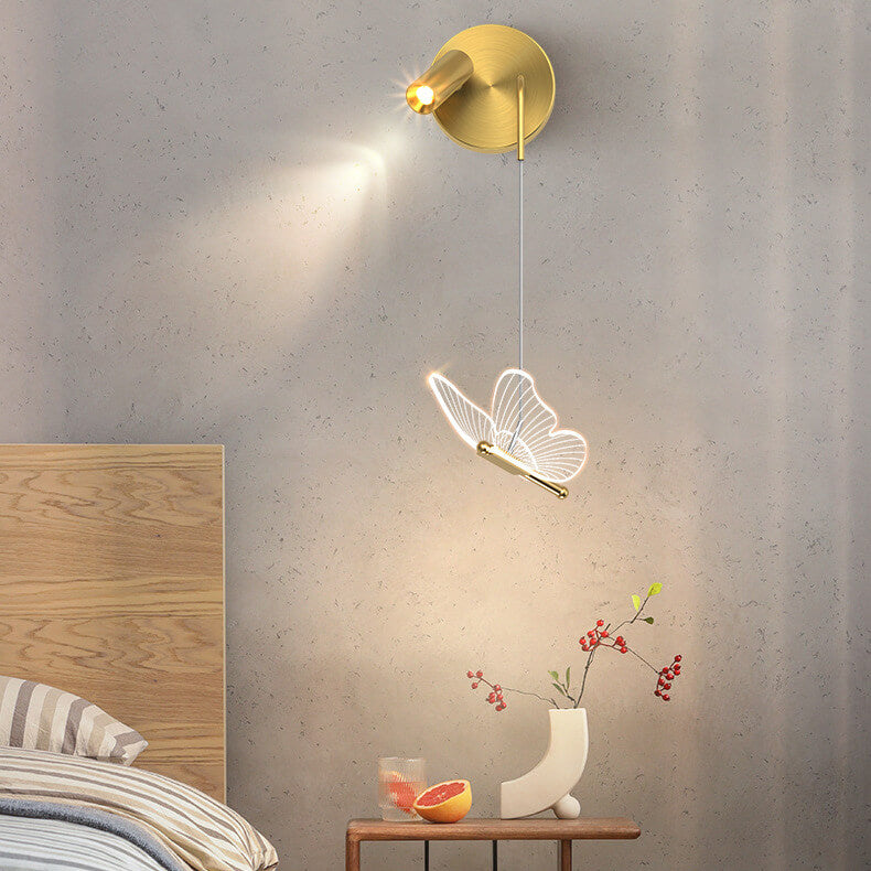 Butterfly Design Wall Lamp