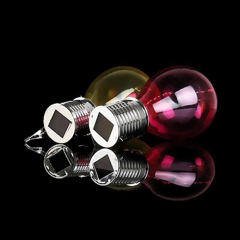 Color Bulbs Plastic Outdoor Light