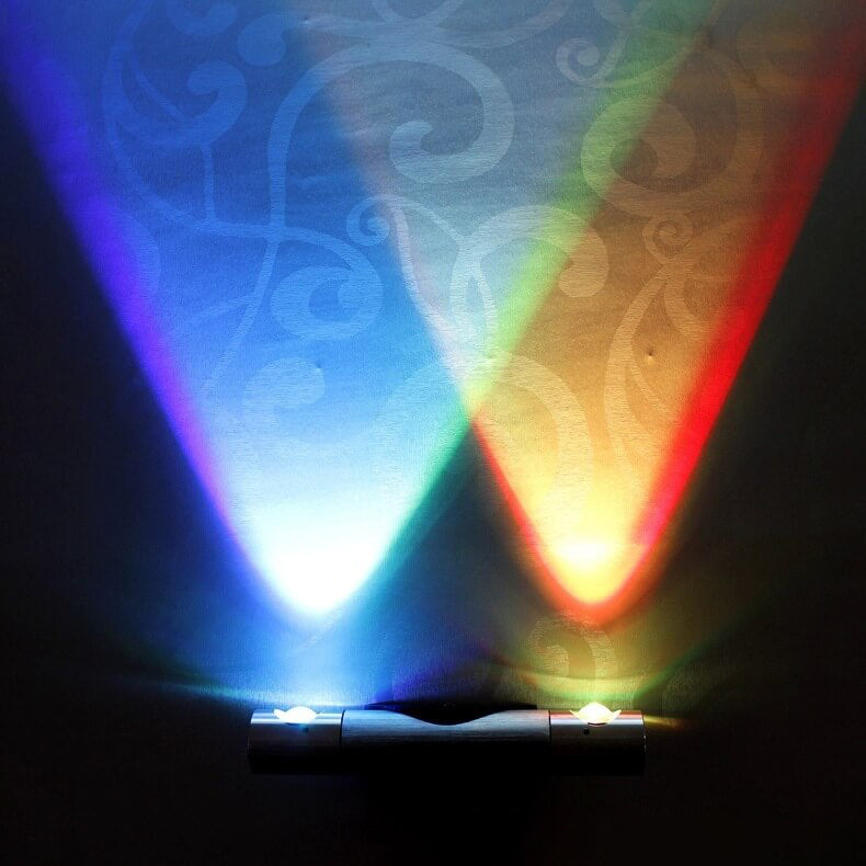 Cylinder Rotating Aluminum Wall Lamp