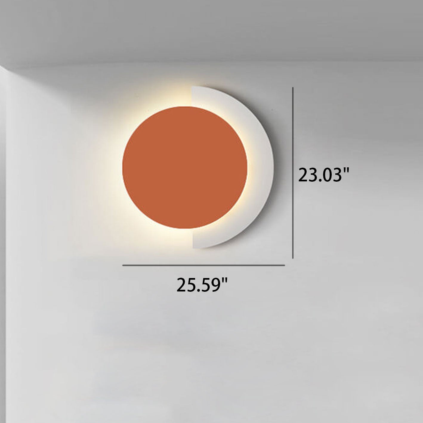 Postmodern Solid Color Wrought Wall Lamp