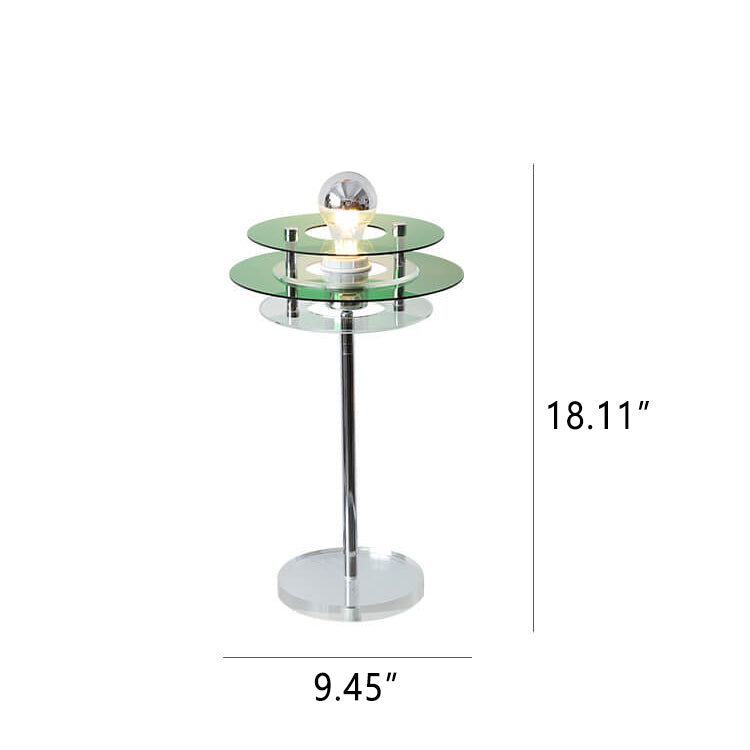Acrylic Space Saucer Design Table Lamp