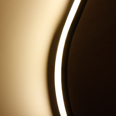 Long Aluminum Snake Shaped Wall Lamp