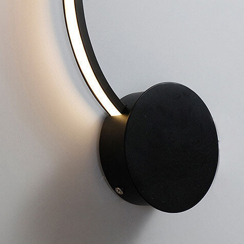Long Aluminum Snake Shaped Wall Lamp