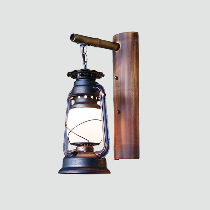 Horse Lantern Iron Outdoor Light