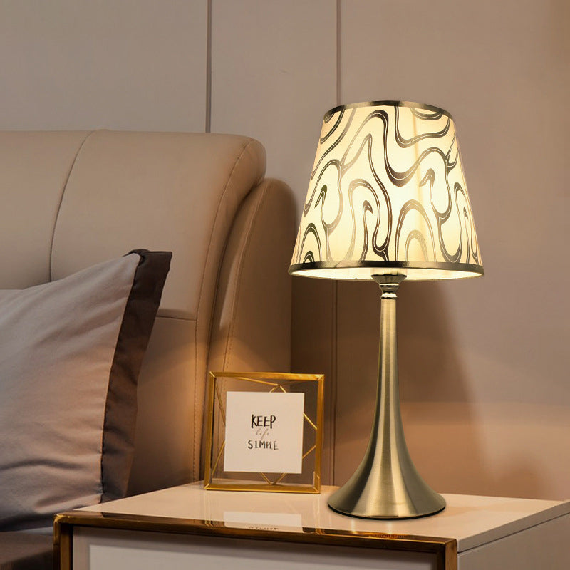 Farmhouse Iron Fabric Multi-Style Table Lamp