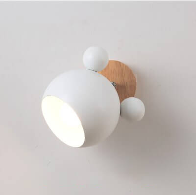 Macaron Cartoon Bear Shape Wall Lamp