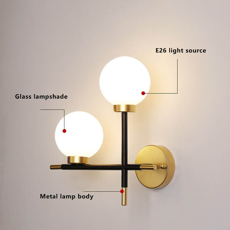 Magic Bean Glass 1/2 Wall Lamp