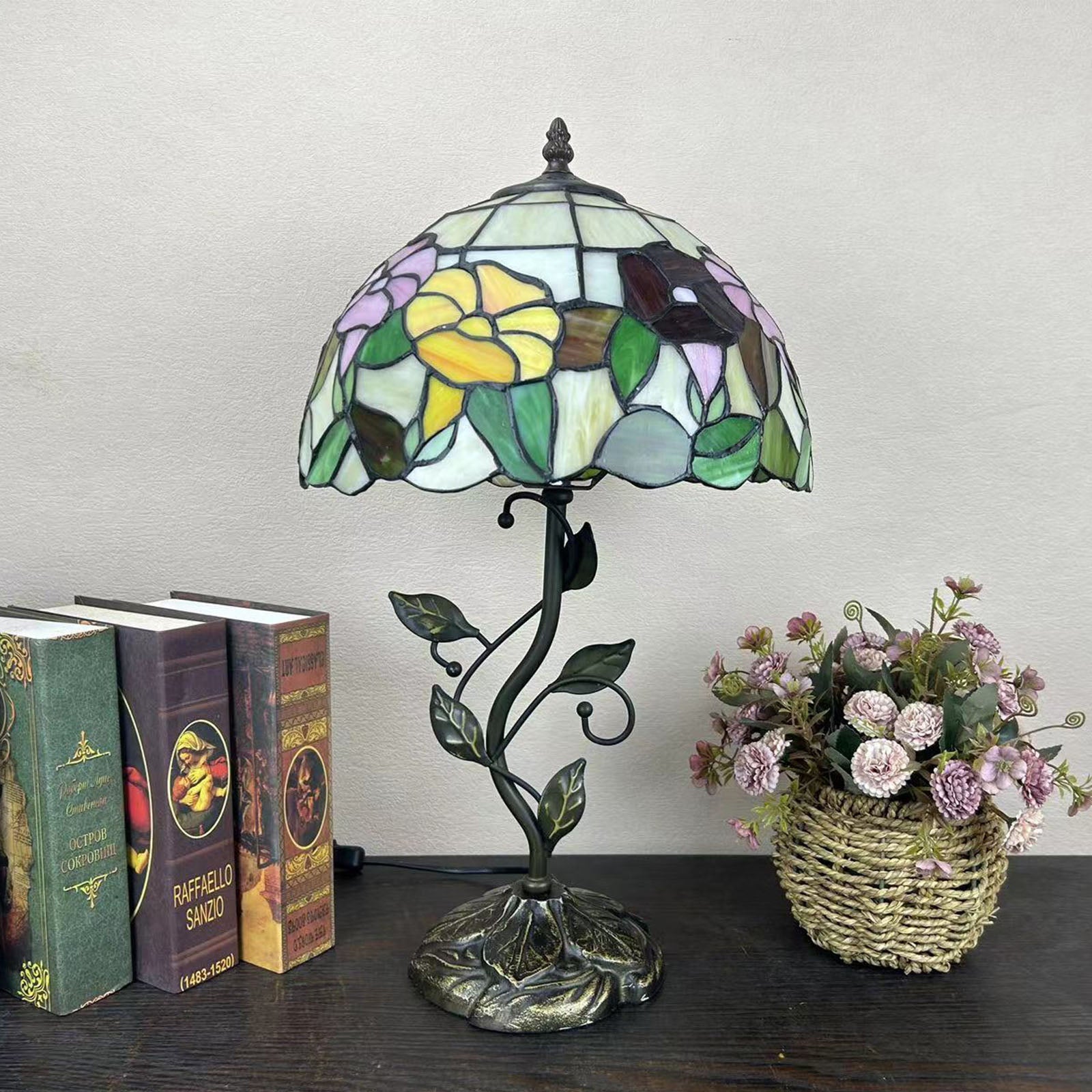Resin Glass Dome Conic Table Lamp