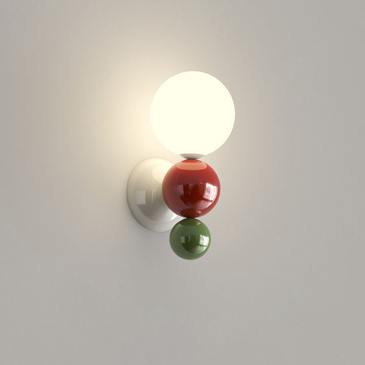 Cream Style Pearl Shape Wall Lamp