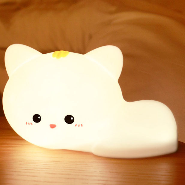Cat Silicone Pat Remote Table Lamp