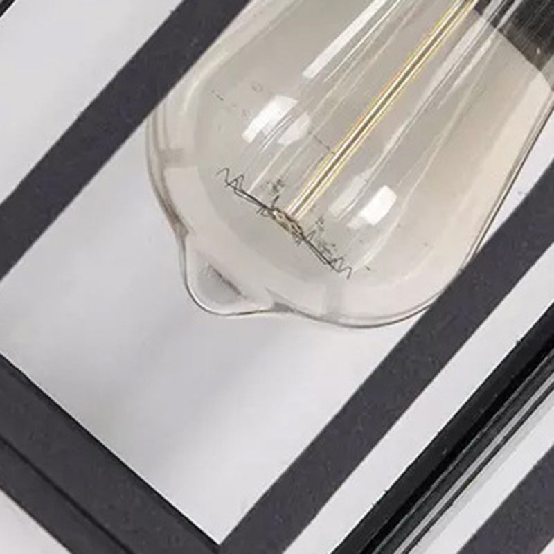 Aluminum Glass Cubic Garden Outdoor Light