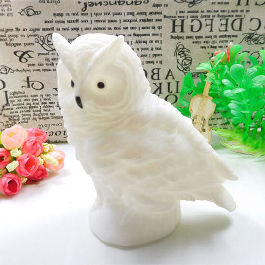 Owl Enamel Night Table Lamp