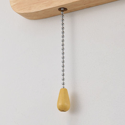 Oak Glass Planet Wall Lamp