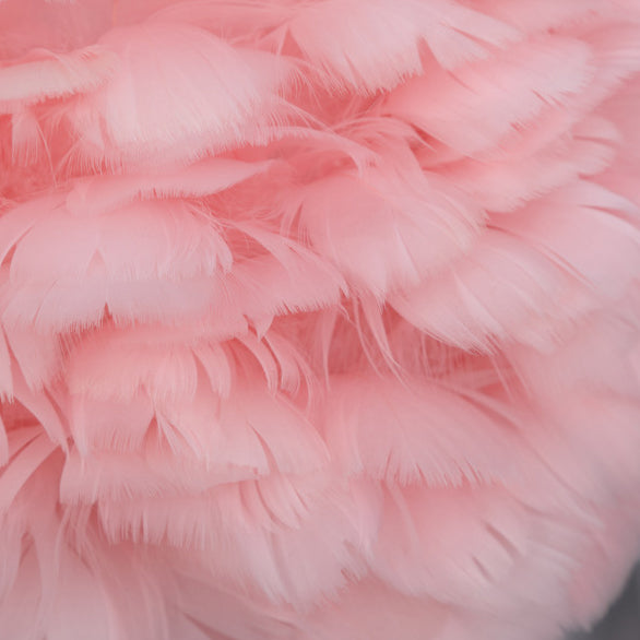 Rabbit Feather Orb Metal Table Lamp