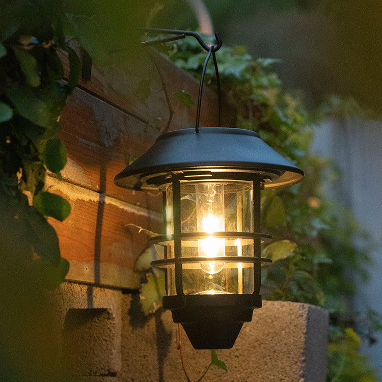 Aluminum Glass Lantern Cylinder Outdoor Light