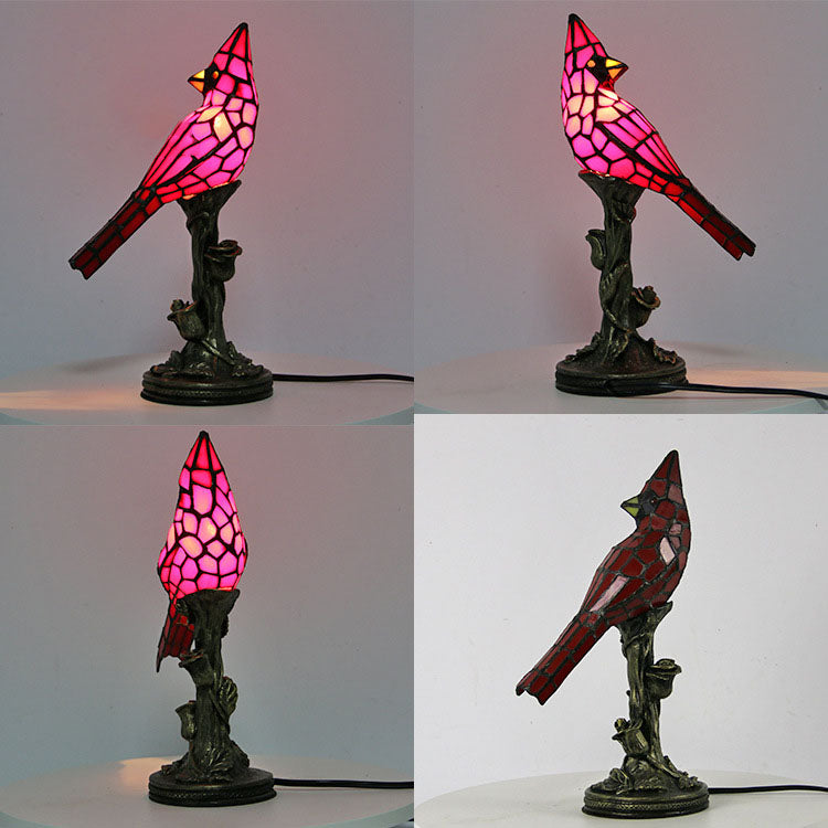 Red Bird Table Lamp
